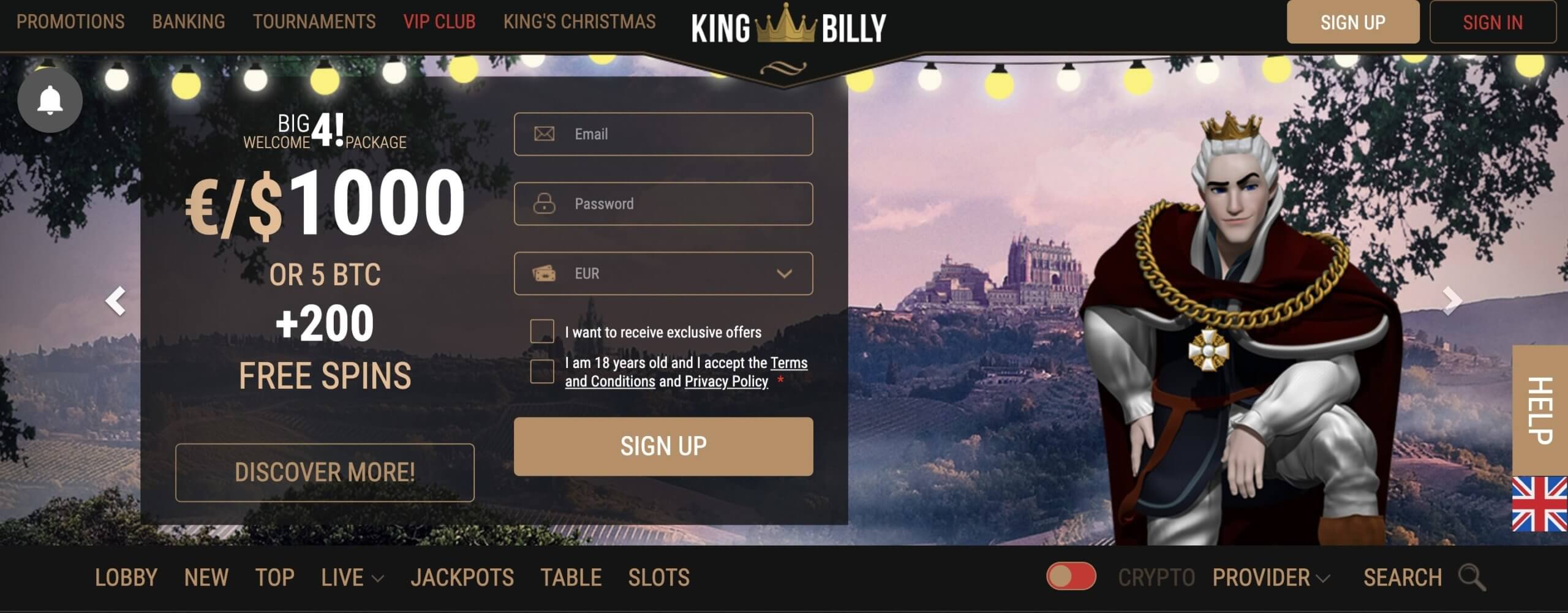 King Billy Casino Philippines Review