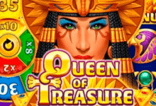 logo queen of treasure gong gaming technologies